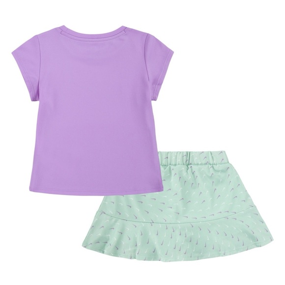 Toddler Girls Nike Essentials Tee & Skort Set 24m - Picture 6 of 9